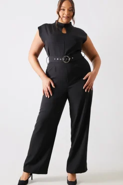 Key Hole Front Jumpsuit