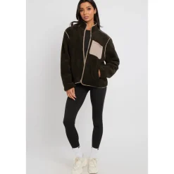 Khaki Fleece Jacket