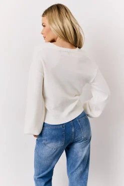 Knitted Embroidered Cardigan