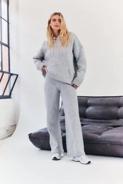 Knitted Wide Leg Co Ord Trouser