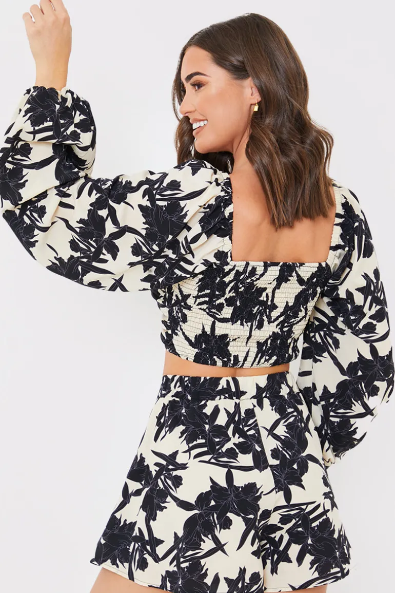 Knot Front Crop Top
