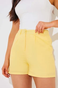 Linen Look Co-Ord Shorts