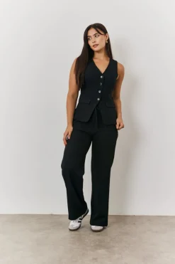 Longline Button Through Waistcoat