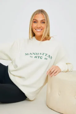 Manhattan Slogan Sweater