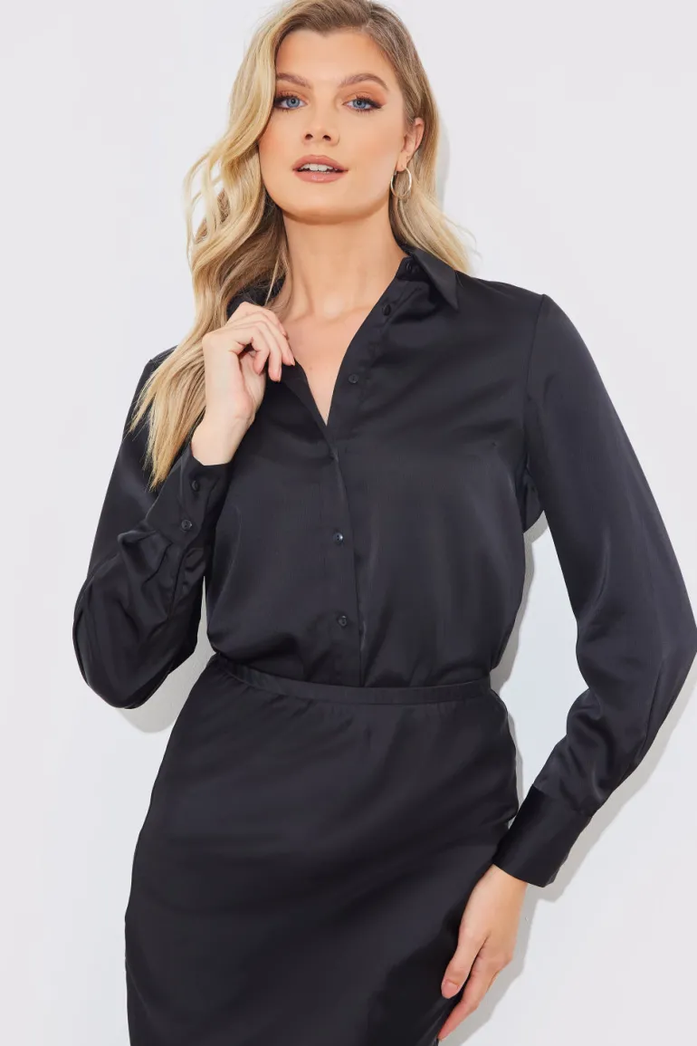 Matte Satin Blouse