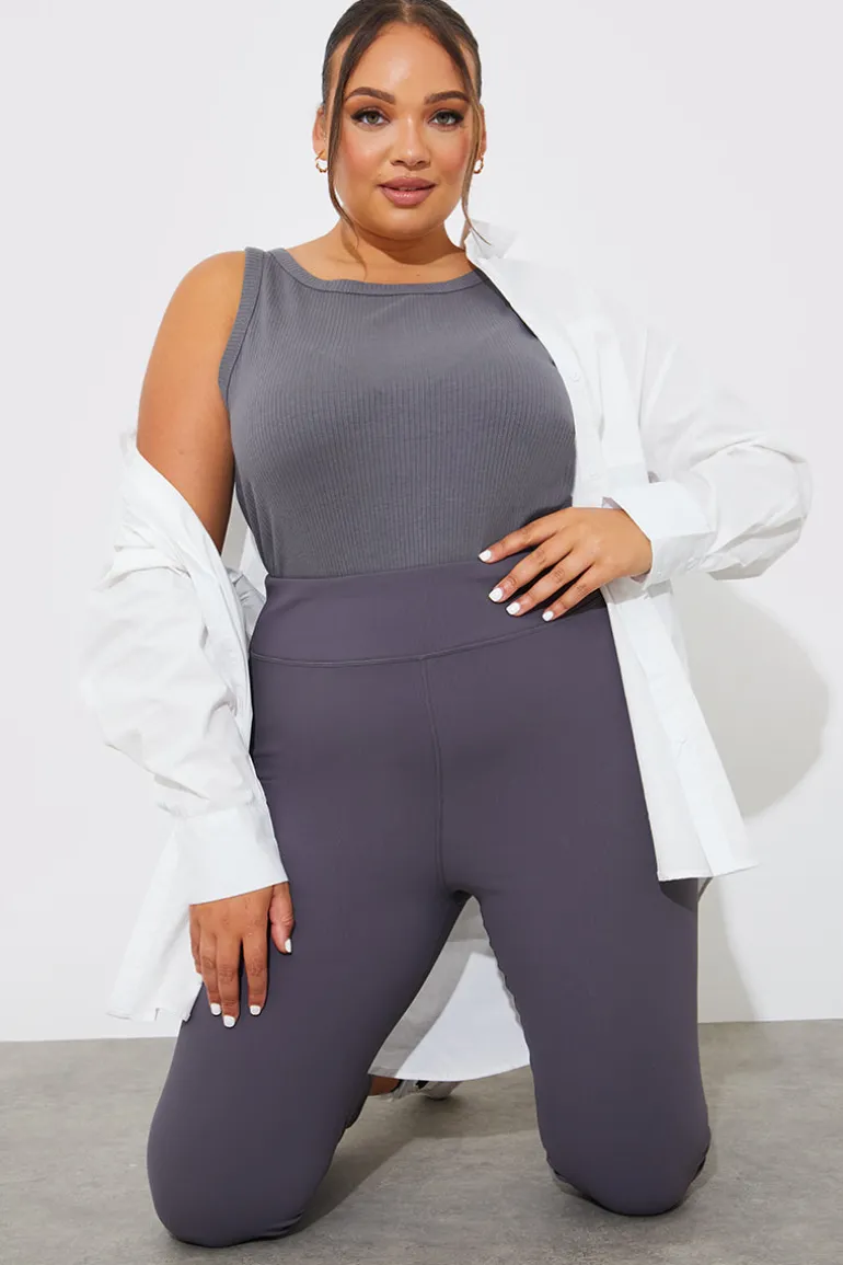 More Sustainable Ribbed Racer Vest