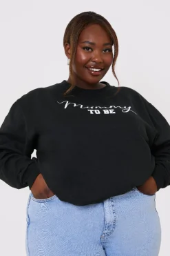 Mummy To Be Slogan Sweater
