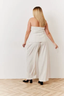 Occasion Cream Bustier Top