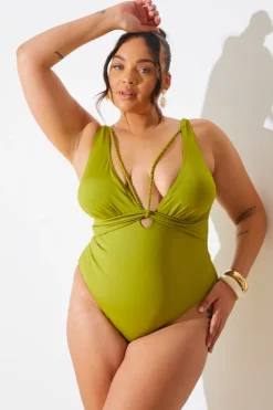 Plait Detail Swimsuit