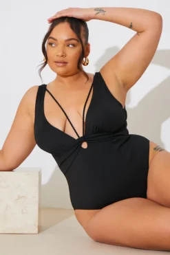 Plait Detail Swimsuit