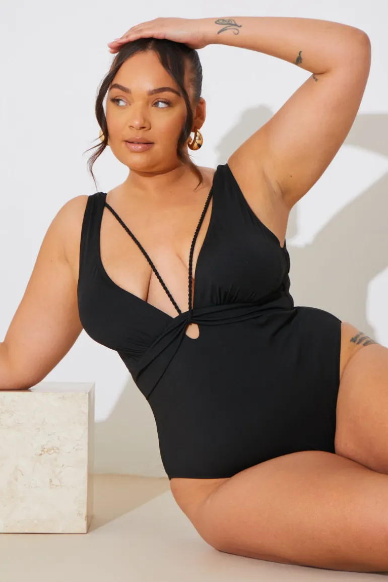 Plait Detail Swimsuit