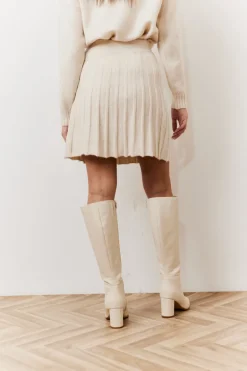 Pleated Co-Ord Mini Skirt