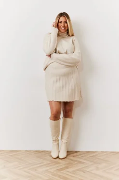 Pleated Co-Ord Mini Skirt