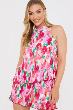 Pleated Shorts