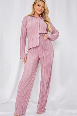 Plisse Trousers