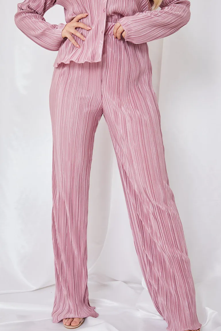 Plisse Trousers