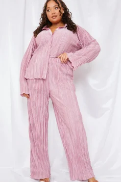 Plisse Trousers