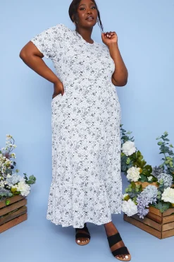 Responsible Viscose Floral Midi Dress