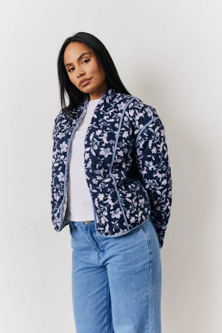 Reversible Printed Quilted Jacket