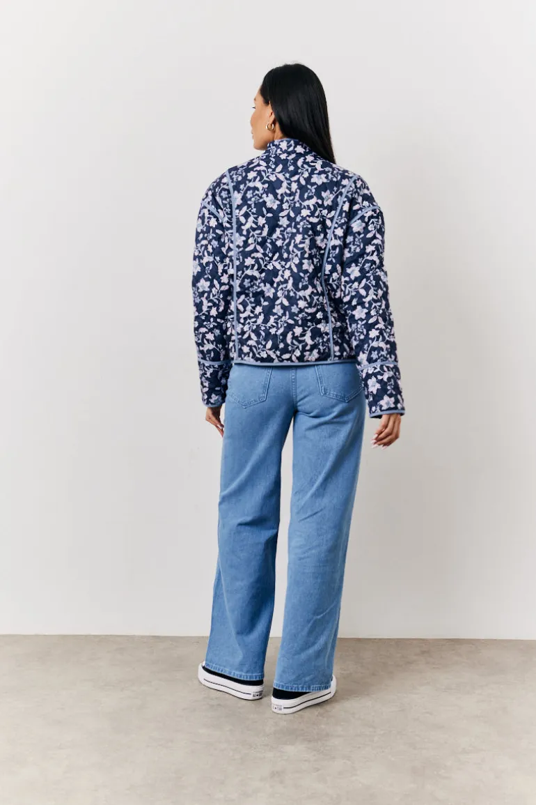 Reversible Printed Quilted Jacket