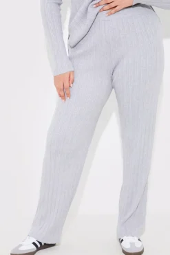 Rib Knitted Co Ord Trouser
