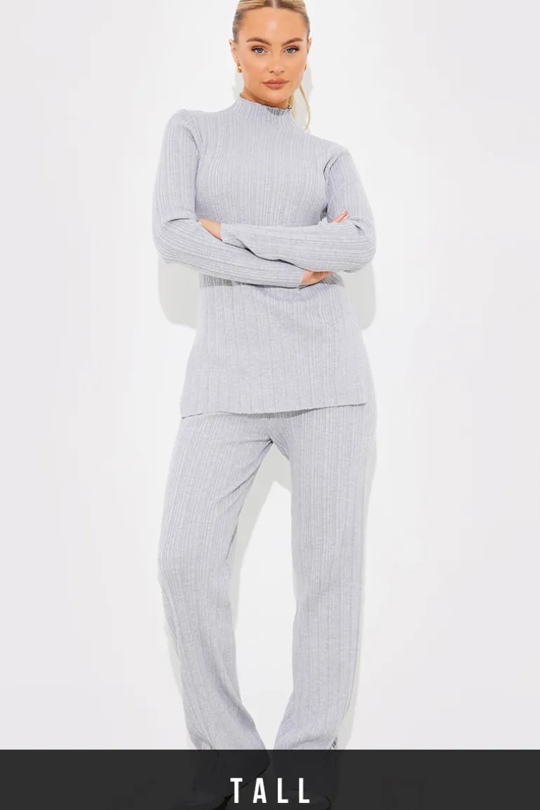 Rib Knitted Co Ord Trouser
