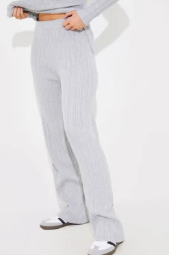 Rib Knitted Co Ord Trouser