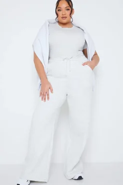 Ribbed Crew Neck Short Sleeve Bodysuit