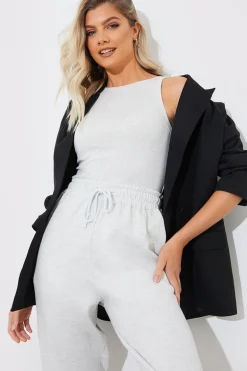 Ribbed Racer Vest