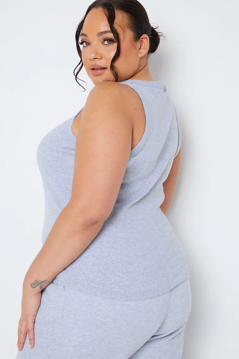 Ribbed Racer Vest