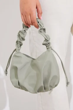 Ruched Strap Grab Bag