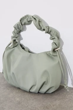 Ruched Strap Grab Bag
