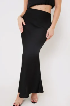Satin Maxi Co Ord Skirt