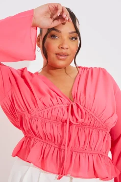 Shirred Detail Blouse