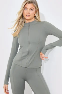 Soft Touch Zip Through Jacket