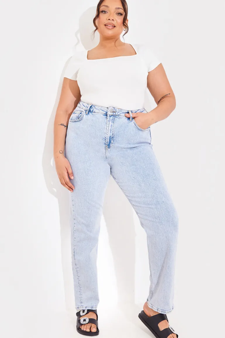 Square Neck Fitted Top