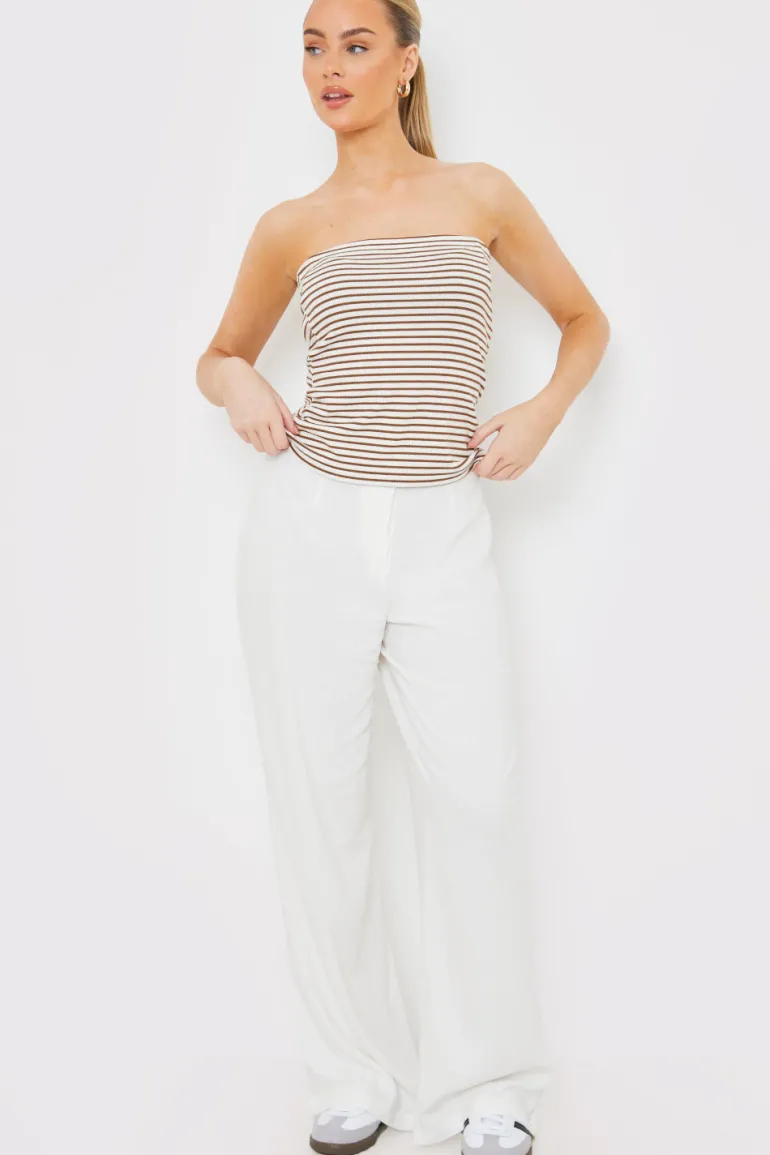 Stripe Bandeau Top