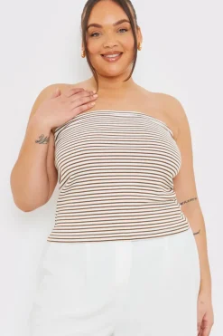 Stripe Bandeau Top