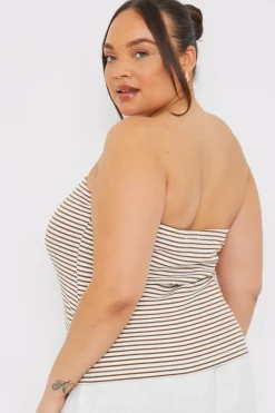 Stripe Bandeau Top