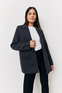Tailored Pinstripe Co-Ord Blazer