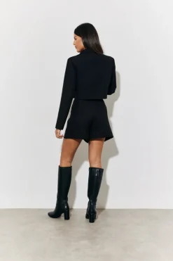 Tailored Wrap Mini Skort