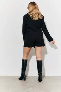 Tailored Wrap Mini Skort