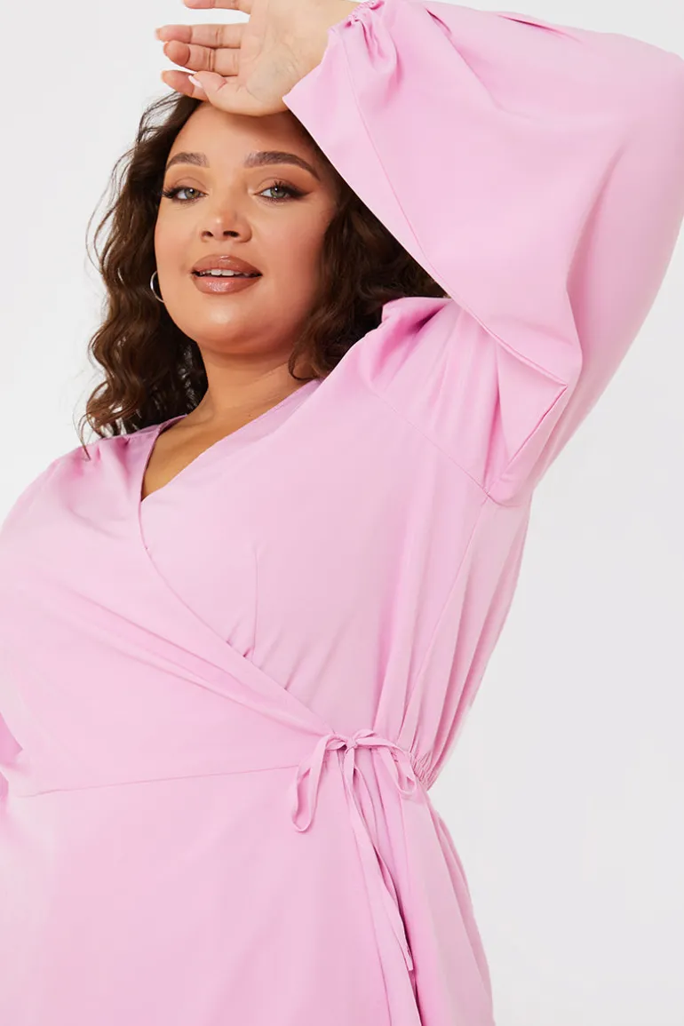 Tie Front Wrap Top