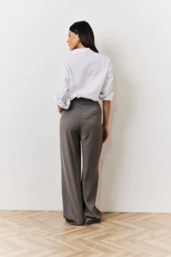 White Oversized Poplin Shirt