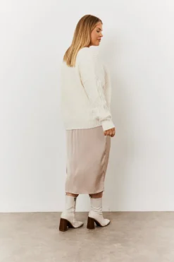 Wrap Midi Skirt