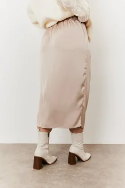 Wrap Midi Skirt