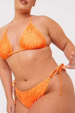 Zebra Print Bikini Bottoms